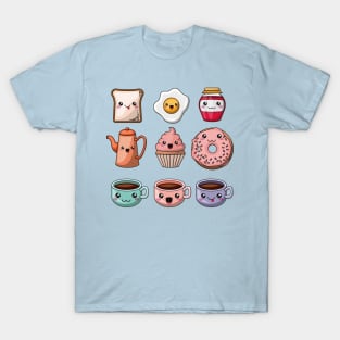 Breakfast Sticker Pack T-Shirt